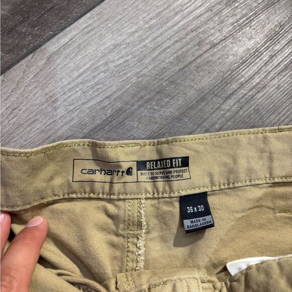 Men’s Vintage Carhartt Carpenter Pants Jeans Wide Fit Y2K Skater Size 34x30 - Picture 3 of 4